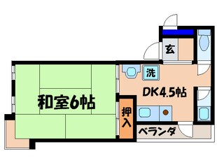 中央ハイツ ナカハラの物件間取画像